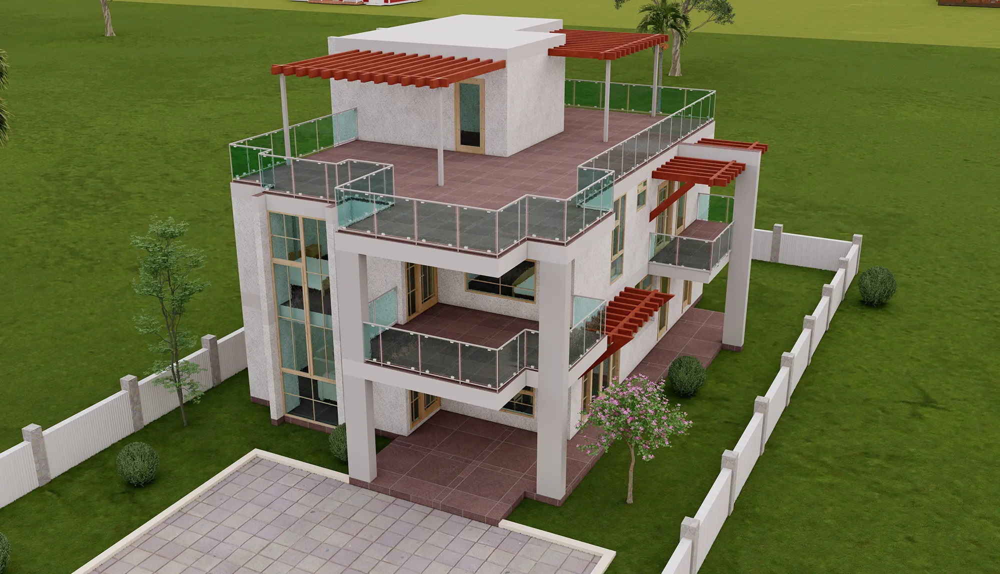 Modern Two-Story Villa with Contemporary Design 06